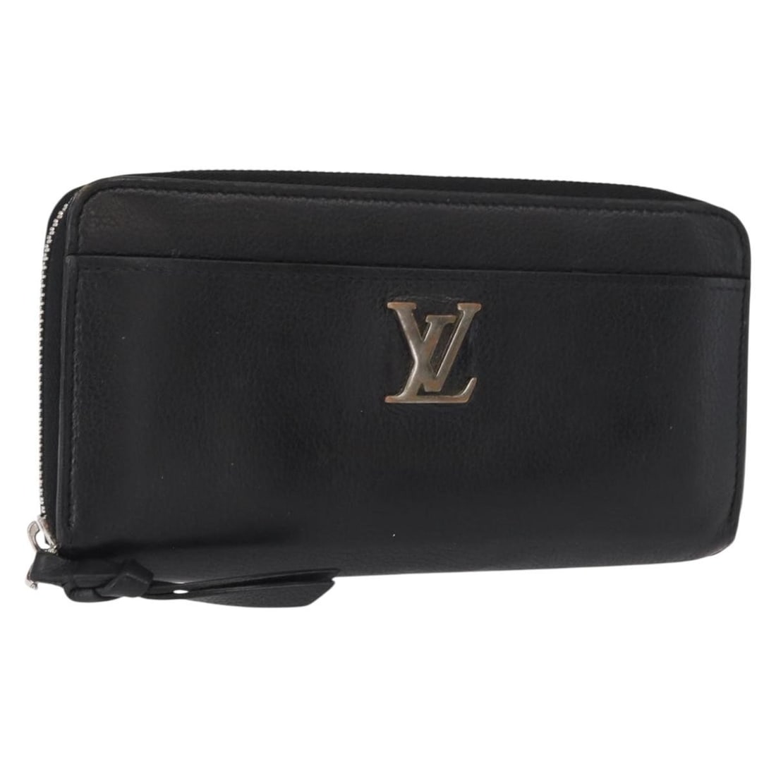 LOUIS VUITTON Zippy Rock Me Black Leather Long Wallet M62622 Auth (1 of 18)
