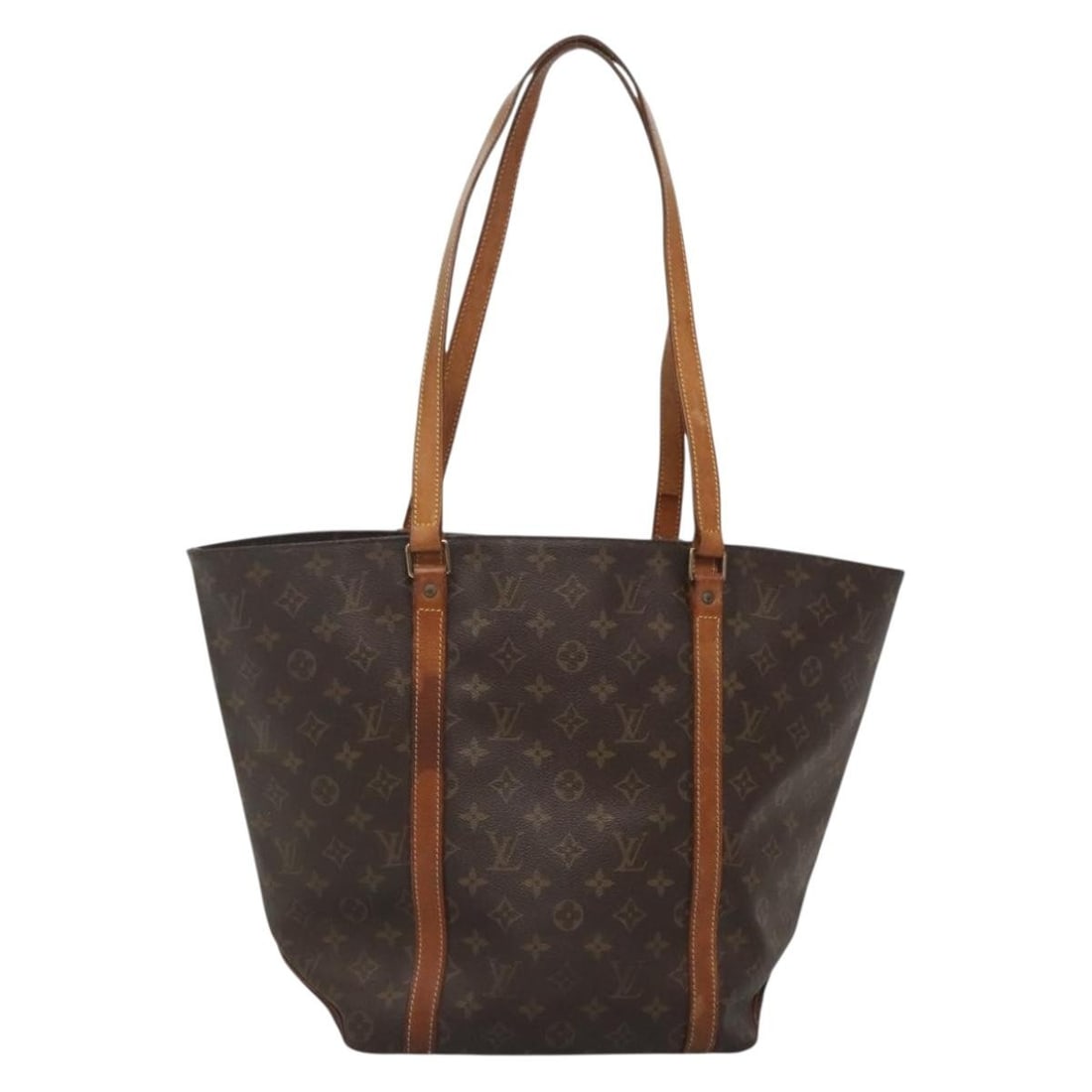 LOUIS VUITTON Monogram Sac Shopping Tote Bag M51108 Authentic: LOUIS VUITTON Monogram Sac Shopping Tote Bag M51108 Authentic This authentic LOUIS VUITTON Monogram Sac Shopping Tote Bag (Model: M51108) is a stylish and practical accessory for everyday use. Crafted