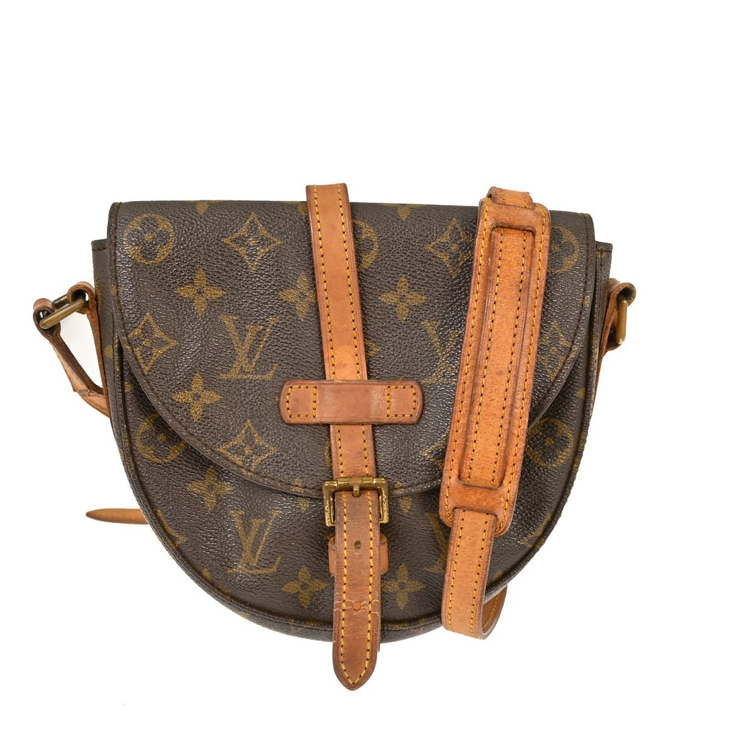 Louis Vuitton Chantilly MM Monogram Crossbody Bag M51233 Brown Leather (1 of 11)