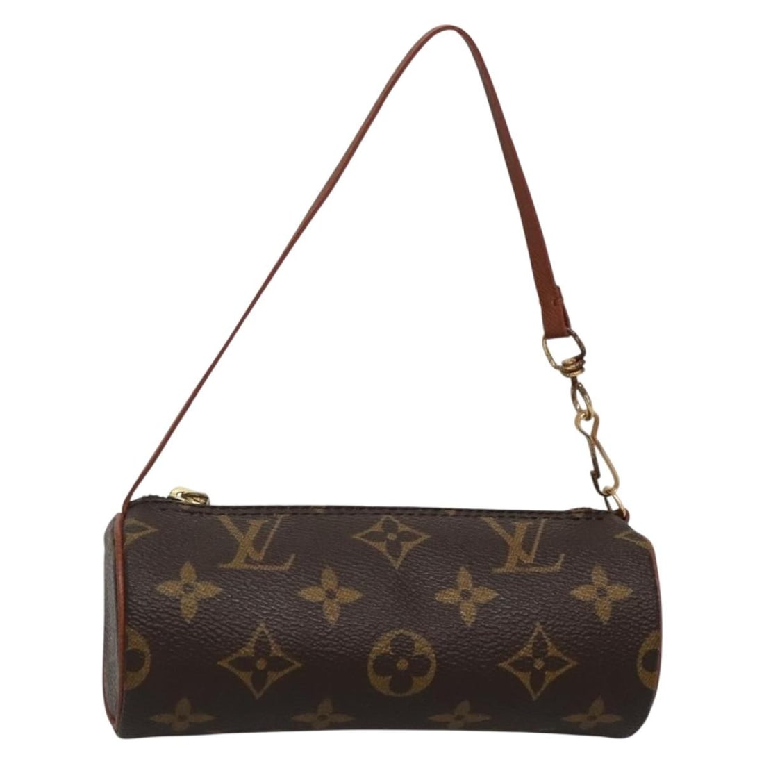 LOUIS VUITTON Monogram Papillon Pouch Authentic Made in France: LOUIS VUITTON Monogram Papillon Pouch Authentic Made in France Introducing the LOUIS VUITTON Monogram Papillon Pouch, a stylish and iconic accessory made from durable Monogram Canvas. This pouch featu