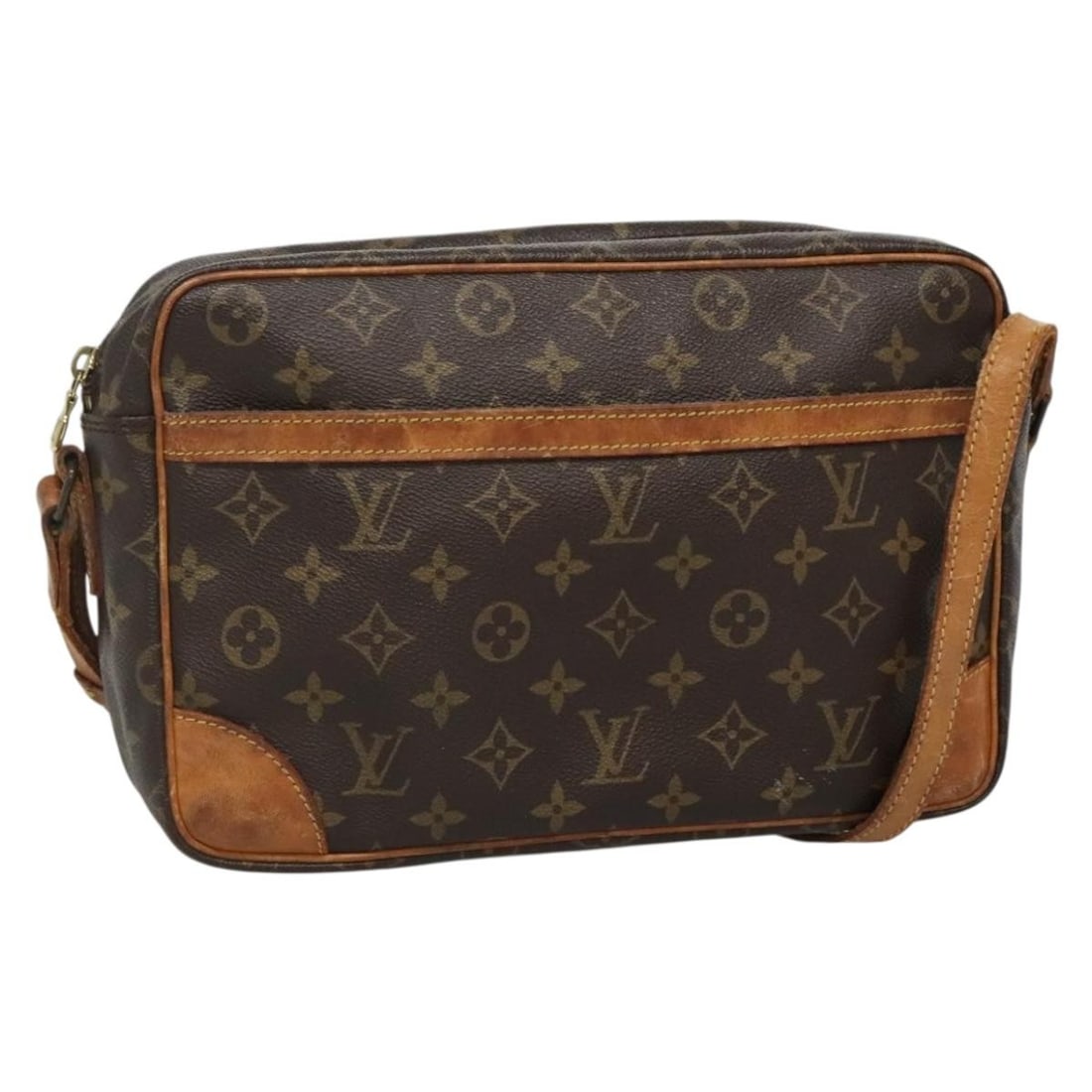 LOUIS VUITTON Monogram Trocadero 30 Shoulder Bag M51272 Made in France: LOUIS VUITTON Monogram Trocadero 30 Shoulder Bag M51272 Made in France Elevate your accessory collection with this authentic Louis Vuitton Monogram Trocadero 30 Shoulder Bag. Crafted from durable Mono