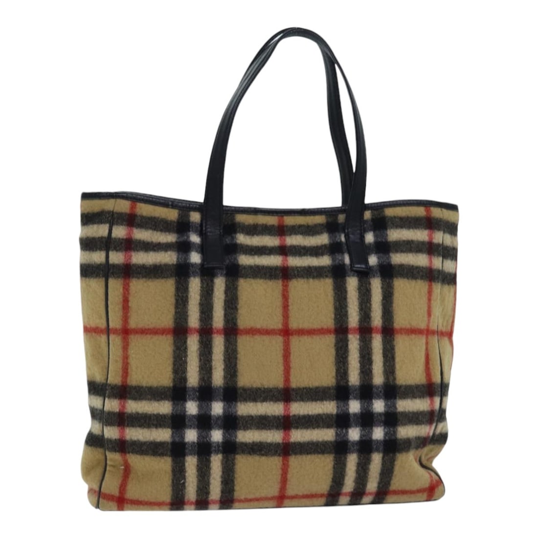 Burberry Nova Check Beige Silver Wool Shoulder Bag Auth BT601-823: Burberry Nova Check Beige Silver Wool Shoulder Bag Auth BT601-823 This Burberry Nova Check Blue Label Shoulder Bag is a stylish accessory made from high-quality wool in a sophisticated beige and silve