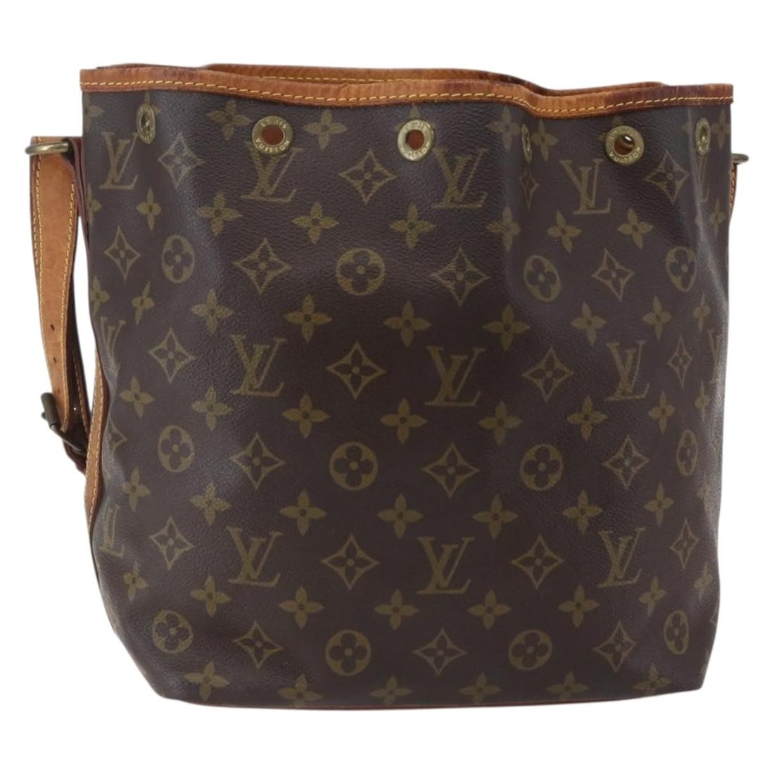 LOUIS VUITTON Monogram Petit Noe Shoulder Bag M42226 Auth France (1 of 18)