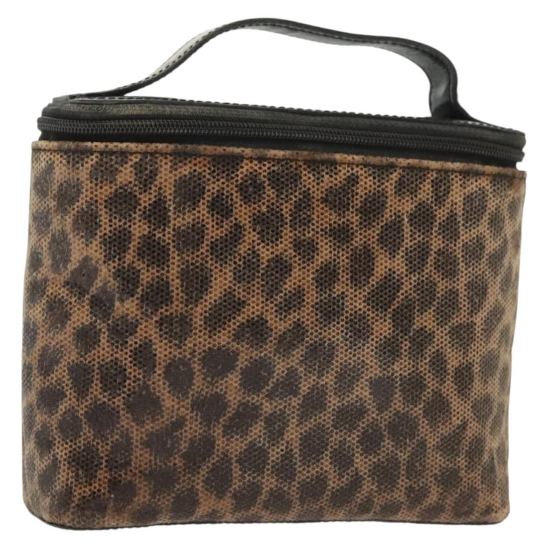 LOEWE Black Gold Leather Pouch Made in Spain: LOEWE Black Gold Leather Pouch Made in Spain This LOEWE Pouch is a stylish accessory crafted from high-quality leather in a striking black and gold color scheme. Measuring approximately 5.9 inches in