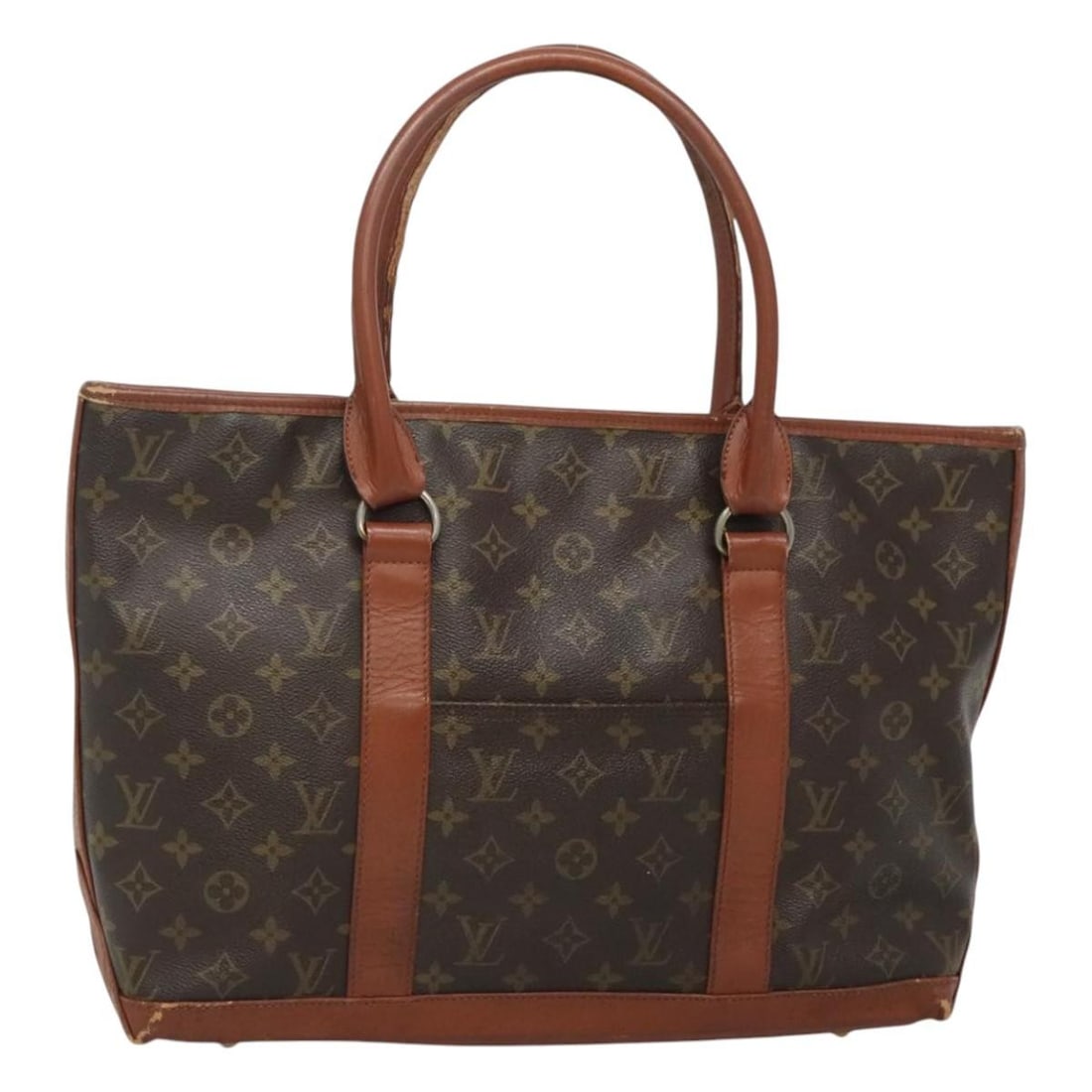 LOUIS VUITTON Monogram Sac Weekend PM Hand Bag M42425 Auth France: LOUIS VUITTON Monogram Sac Weekend PM Hand Bag M42425 Auth France Experience the timeless elegance of the LOUIS VUITTON Monogram Sac Weekend PM Hand Bag. Crafted in France from luxurious Monogram Canv