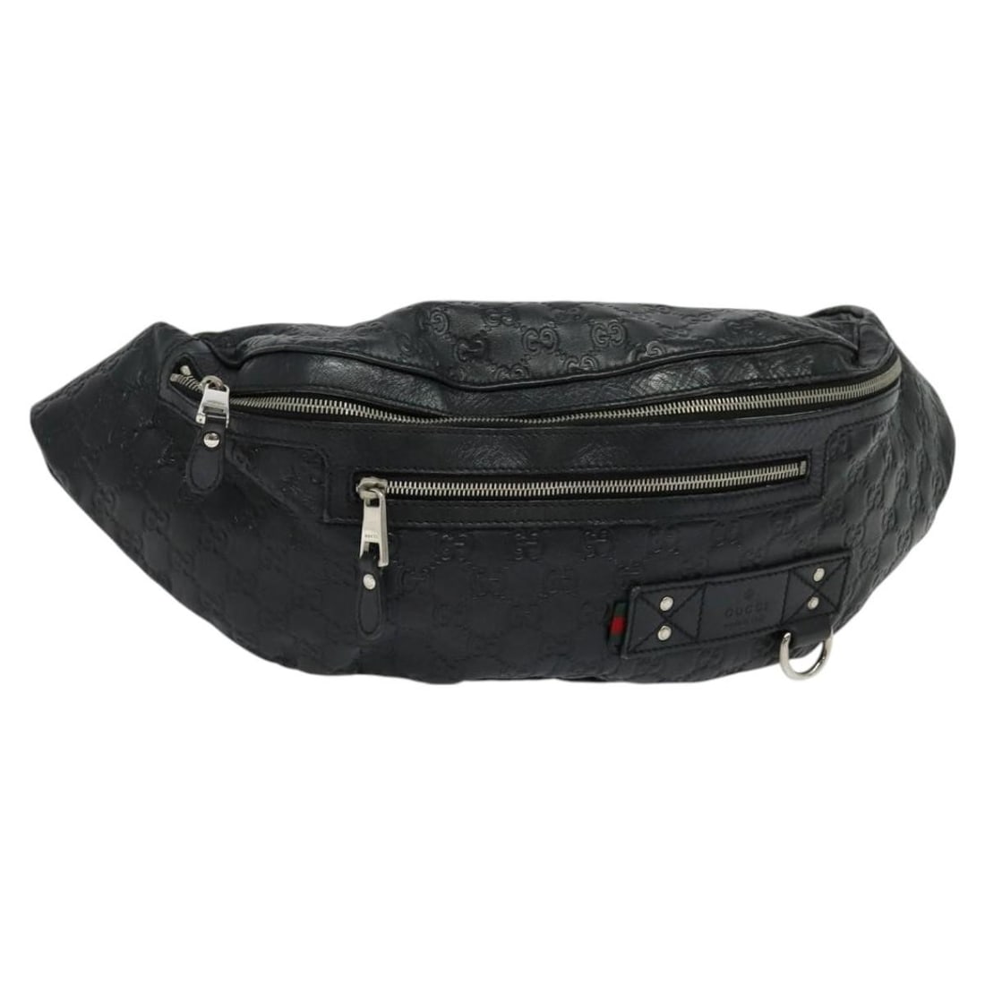 GUCCI GG Canvas Black Silver WebSherry Shoulder Bag Authentic: GUCCI GG Canvas Black Silver WebSherry Shoulder Bag Authentic This GUCCI GG Canvas Guccissima Web Sherry Line Bag is a stylish shoulder bag crafted from high-quality leather and GG canvas. The exterio