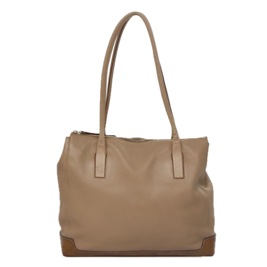 Beige Vitello Daino Tote by Prada (1 of 1)