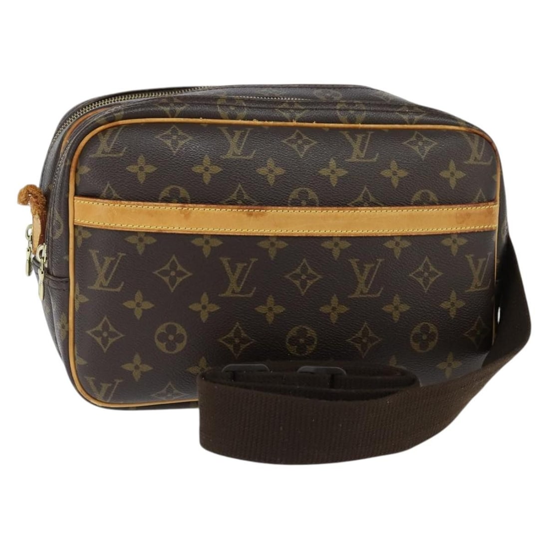 LOUIS VUITTON Monogram Reporter PM Shoulder Bag M45254 Auth France: LOUIS VUITTON Monogram Reporter PM Shoulder Bag M45254 Auth France This authentic LOUIS VUITTON Monogram Reporter PM Shoulder Bag (M45254) is a stylish accessory crafted from signature Monogram Canvas