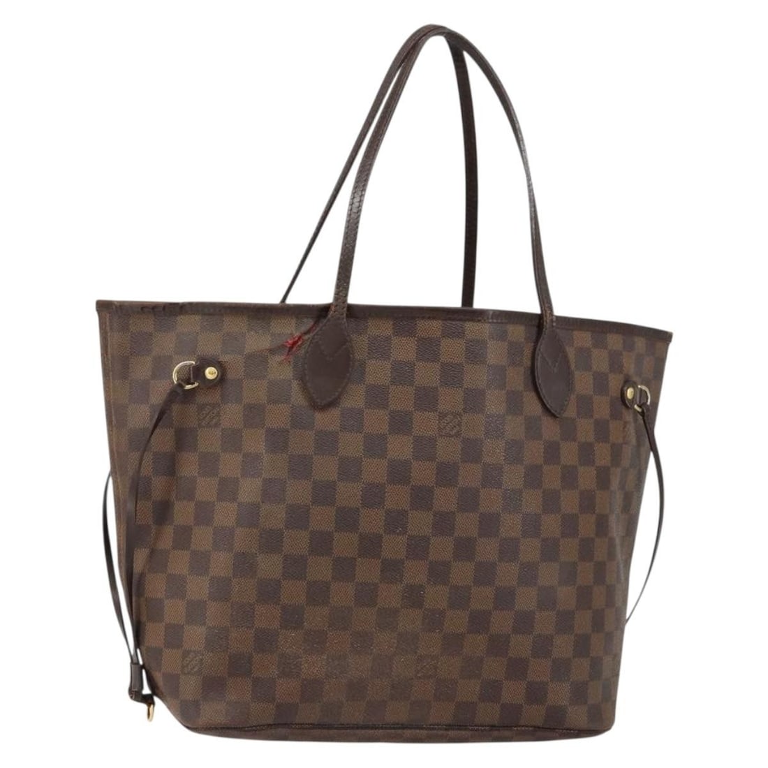 LOUIS VUITTON Damier Ebene Neverfull MM Tote Bag N51105 Auth (1 of 18)
