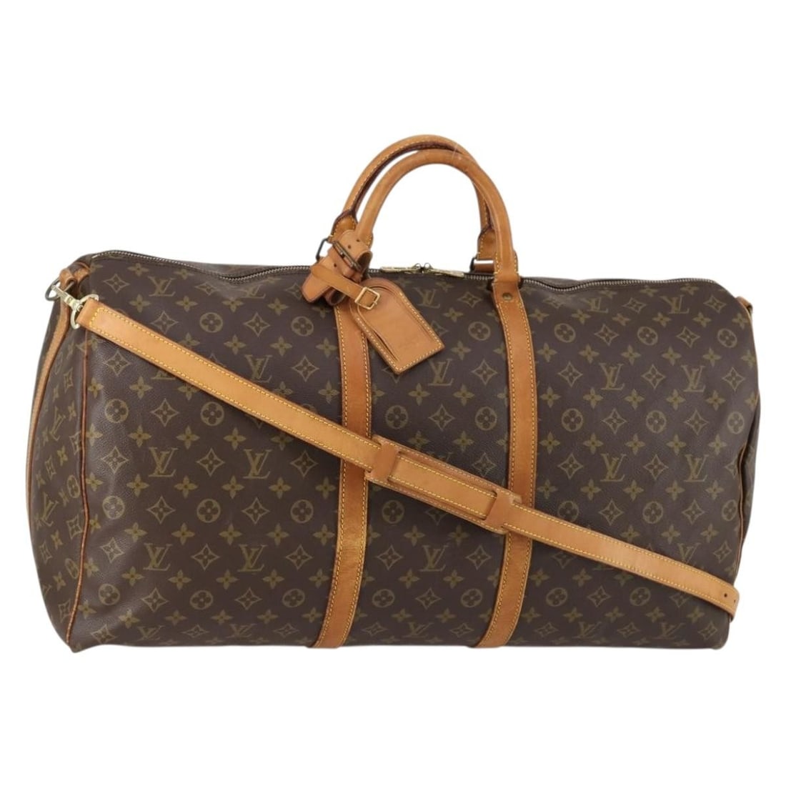 LOUIS VUITTON Monogram Keepall Bandouliere 60 Boston Bag M41412 Auth: LOUIS VUITTON Monogram Keepall Bandouliere 60 Boston Bag M41412 Auth The LOUIS VUITTON Monogram Keepall Bandouliere 60 Boston Bag is a timeless travel essential, expertly crafted in France. This spaci