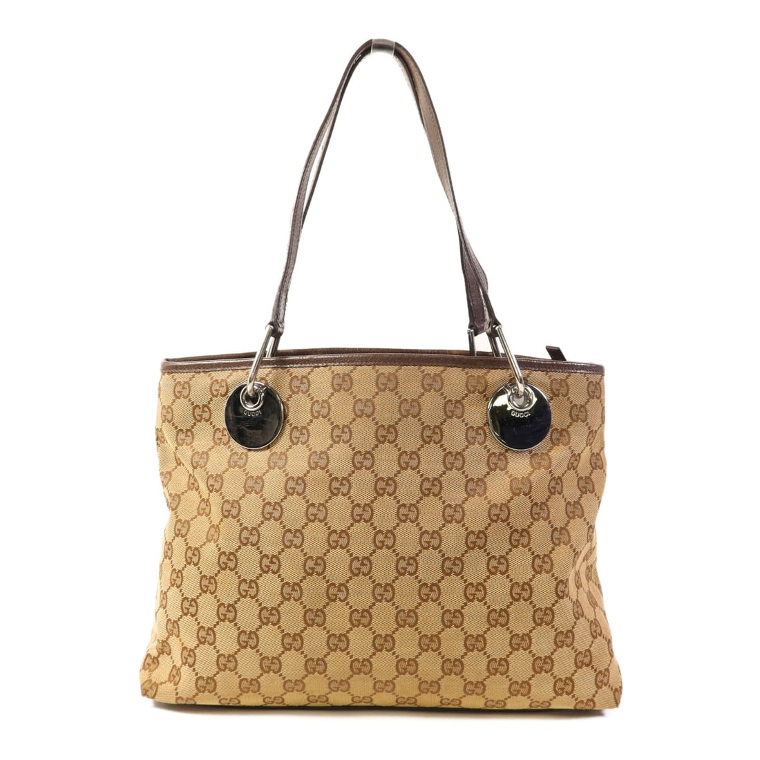 GUCCI GG Canvas Brown Shoulder Bag 120837 Italy (1 of 18)