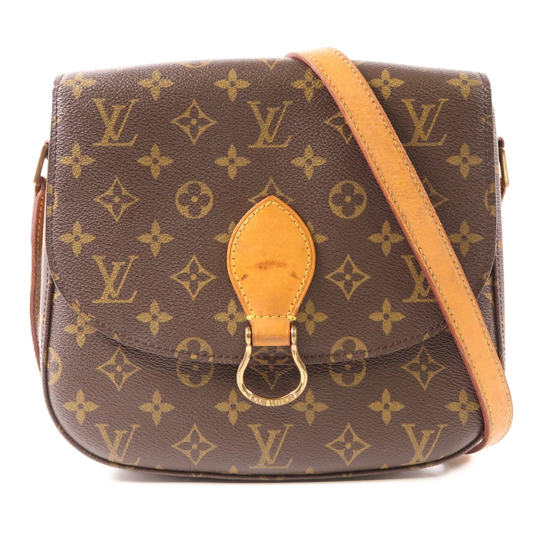 Louis Vuitton Saint Cloud GM Shoulder Bag Monogram Brown GHW M51242 (1 of 15)