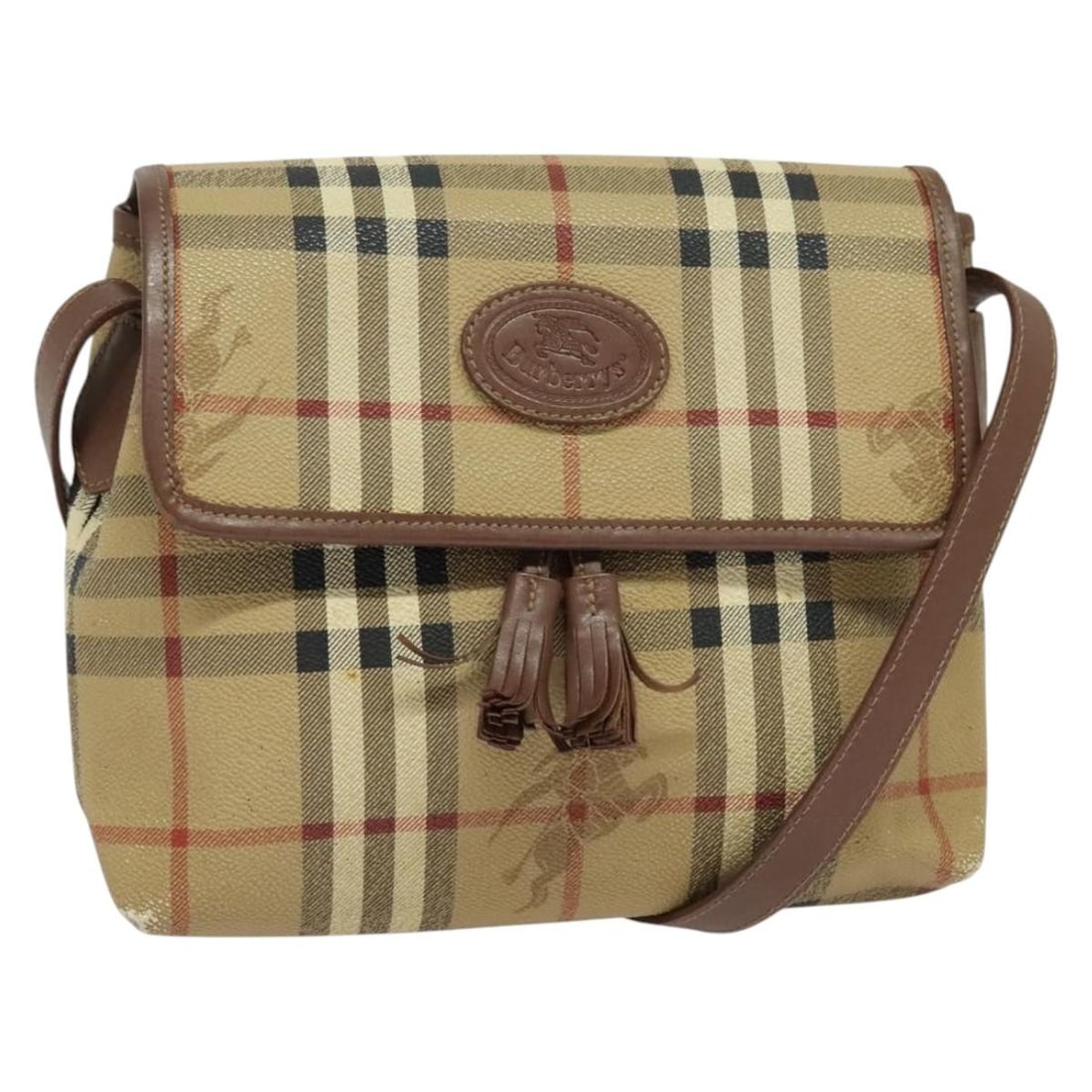 Burberrys Nova Check Beige Gold PVC Shoulder Bag Made in Italy: Burberrys Nova Check Beige Gold PVC Shoulder Bag Made in Italy This authentic Burberrys Nova Check Shoulder Bag combines style and functionality, making it a chic accessory for any outfit. Crafted fro