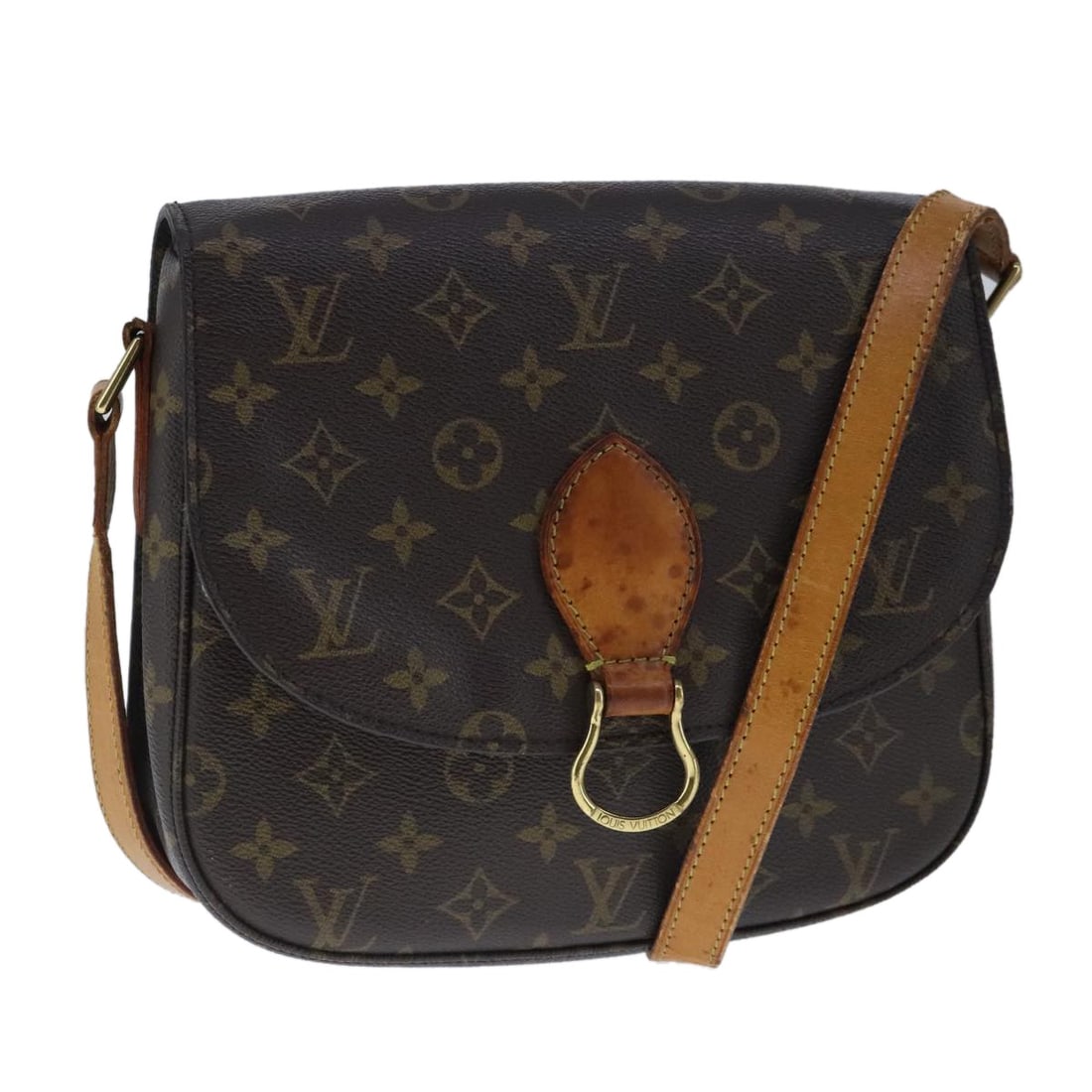 LOUIS VUITTON Monogram Saint Cloud GM Shoulder Bag M51242 France: LOUIS VUITTON Monogram Saint Cloud GM Shoulder Bag M51242 France This stylish LOUIS VUITTON Monogram Saint Cloud GM Shoulder Bag (M51242) is a must-have accessory for any fashion enthusiast. Crafted i