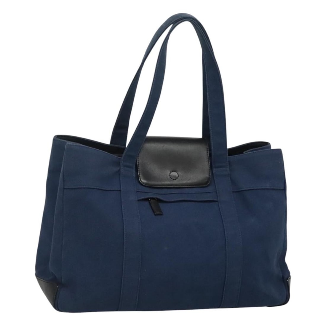 BURBERRY Blue Label Canvas Tote Bag 16.1x11.0 inches Japan Auth (1 of 18)