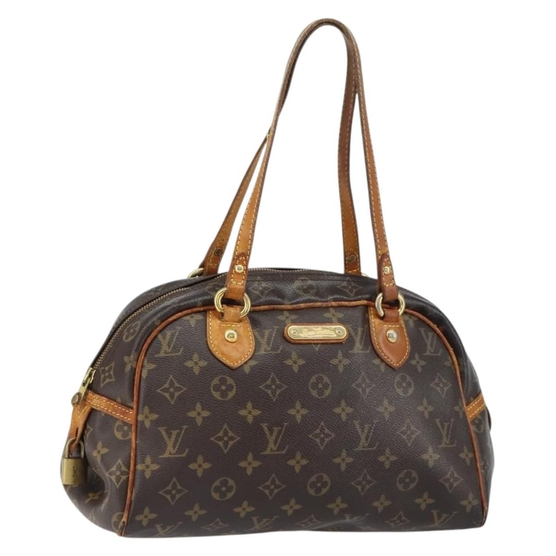LOUIS VUITTON Monogram Montorgueil PM Hand Bag M95565 Authentic France (1 of 18)
