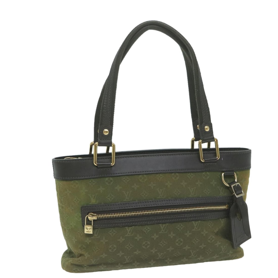LOUIS VUITTON Monogram Mini Lucille PM Hand Bag TST Khaki M92682 Authentic France (1 of 18)
