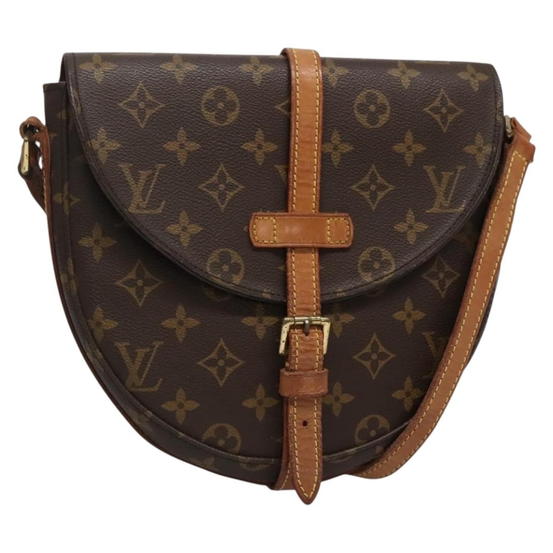 LOUIS VUITTON Monogram Chantilly MM Shoulder Bag M51233 Auth France (1 of 18)