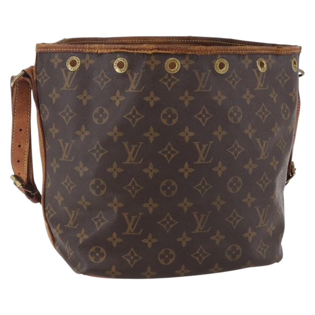 LOUIS VUITTON Monogram Petit Noe Shoulder Bag M42226 France Auth: LOUIS VUITTON Monogram Petit Noe Shoulder Bag M42226 France Auth This authentic Louis Vuitton Monogram Petit Noe shoulder bag is a classic addition to any collection. Crafted from durable monogram can