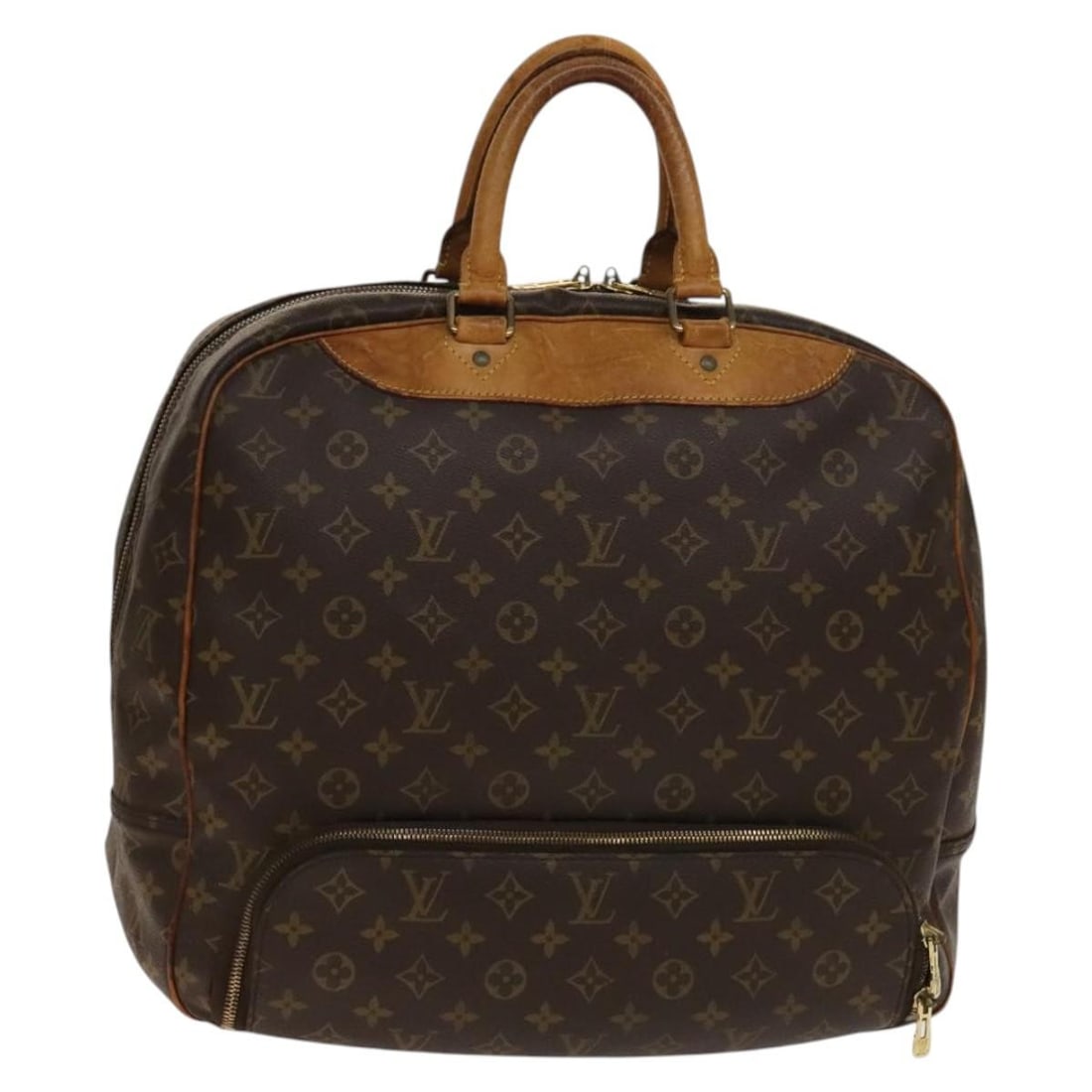 LOUIS VUITTON Monogram Evasion Boston Bag M41443 Auth France: LOUIS VUITTON Monogram Evasion Boston Bag M41443 Auth France The LOUIS VUITTON Monogram Evasion Boston Bag is a sophisticated accessory crafted from high-quality Monogram Canvas. This stylish bag feat