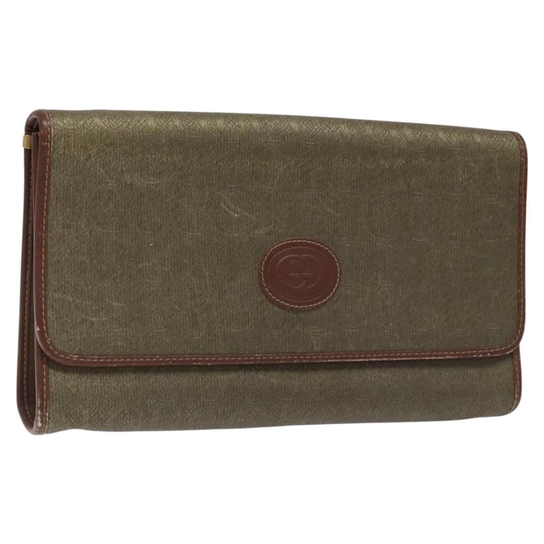 GUCCI Khaki Canvas Shoulder Bag 004 084 0289 Authentic Made in Italy: GUCCI Khaki Canvas Shoulder Bag 004 084 0289 Authentic Made in Italy This authentic GUCCI shoulder bag showcases a stylish khaki canvas design, perfect for casual or chic outfits. Crafted in Italy, th