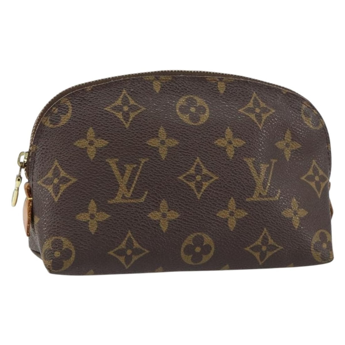 LOUIS VUITTON Monogram Pochette Cosmetic Pouch M43998 Auth Spain: LOUIS VUITTON Monogram Pochette Cosmetic Pouch M43998 Auth Spain This elegant Louis Vuitton Monogram Pochette Cosmetic PM Pouch is crafted from durable Monogram Canvas, showcasing the iconic Louis Vui