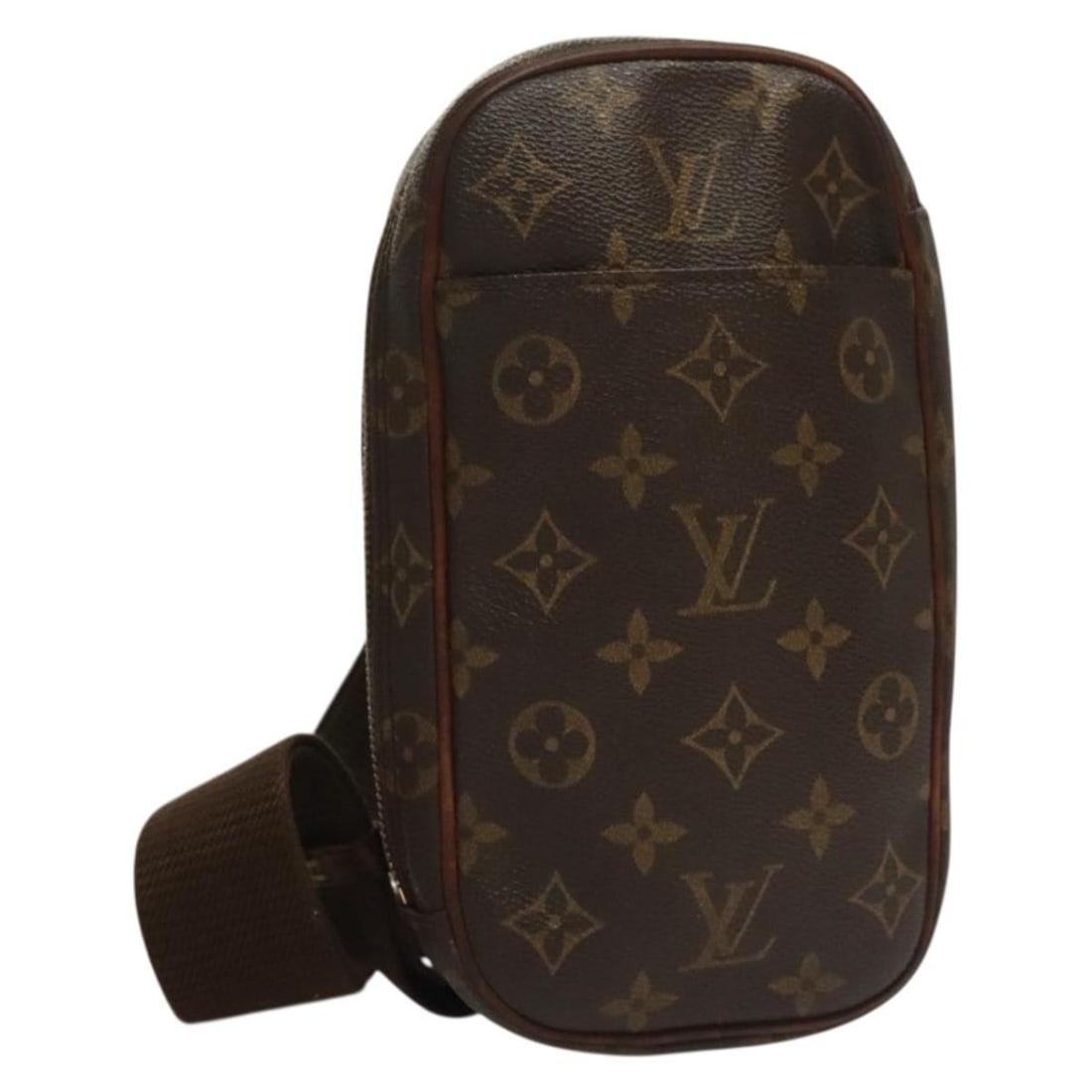LOUIS VUITTON Monogram Pochette Gange Shoulder Bag M51870 Auth Spain: LOUIS VUITTON Monogram Pochette Gange Shoulder Bag M51870 Auth Spain This authentic LOUIS VUITTON Monogram Pochette Gange Shoulder Bag is crafted from durable Monogram Canvas, showcasing the brand's i