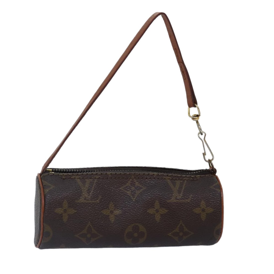 LOUIS VUITTON Monogram Papillon Pouch Heavily Used LV Auth: LOUIS VUITTON Monogram Papillon Pouch Heavily Used LV Auth This authentic LOUIS VUITTON Monogram Papillon Pouch is a stylish accessory crafted from Monogram Canvas, showcasing the iconic Louis Vuitton