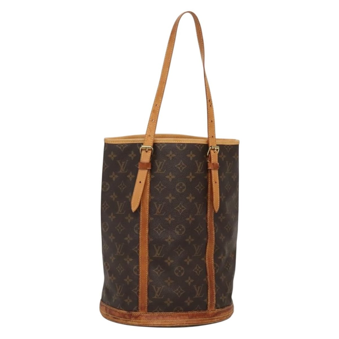 LOUIS VUITTON Monogram Bucket GM Shoulder Bag M42236 Made in France (1 of 18)