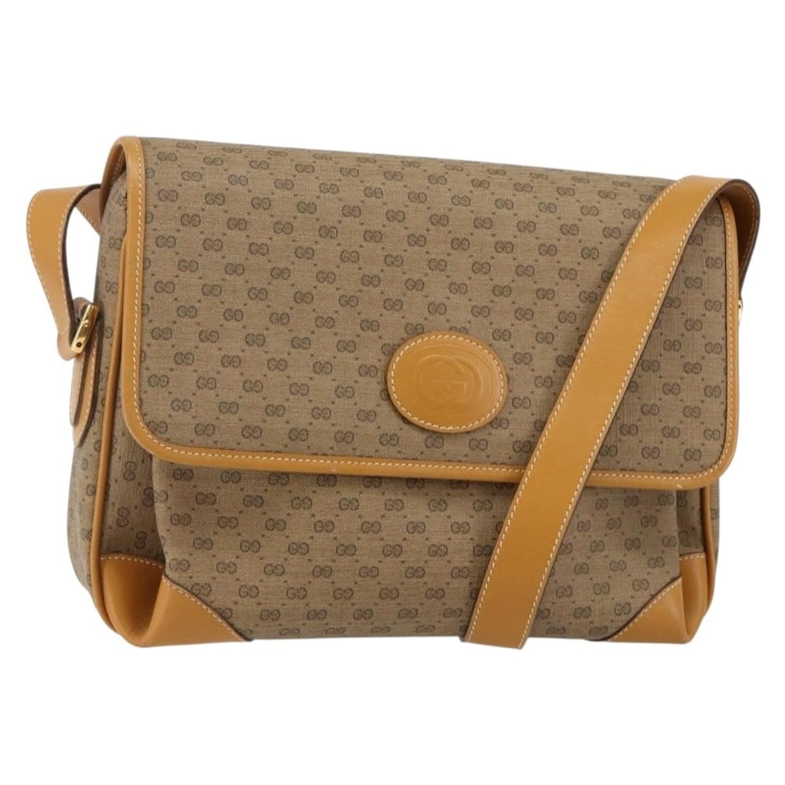 GUCCI Micro GG Supreme Shoulder Bag Beige Gold PVC Auth BA6004: GUCCI Micro GG Supreme Shoulder Bag Beige Gold PVC Auth BA6004 Elevate your accessory collection with this authentic GUCCI Micro GG Supreme Shoulder Bag. Crafted in Italy, this stylish shoulder bag fe