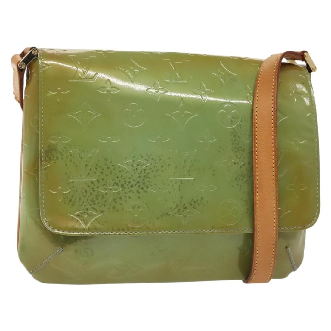 LOUIS VUITTON Monogram Vernis Thompson Street Bag Baby Blue M91009 Authentic Shoulder Bag: LOUIS VUITTON Monogram Vernis Thompson Street Bag Baby Blue M91009 Authentic Shoulder Bag Elevate your accessory collection with the LOUIS VUITTON Monogram Vernis Thompson Street Bag in a stunning bab