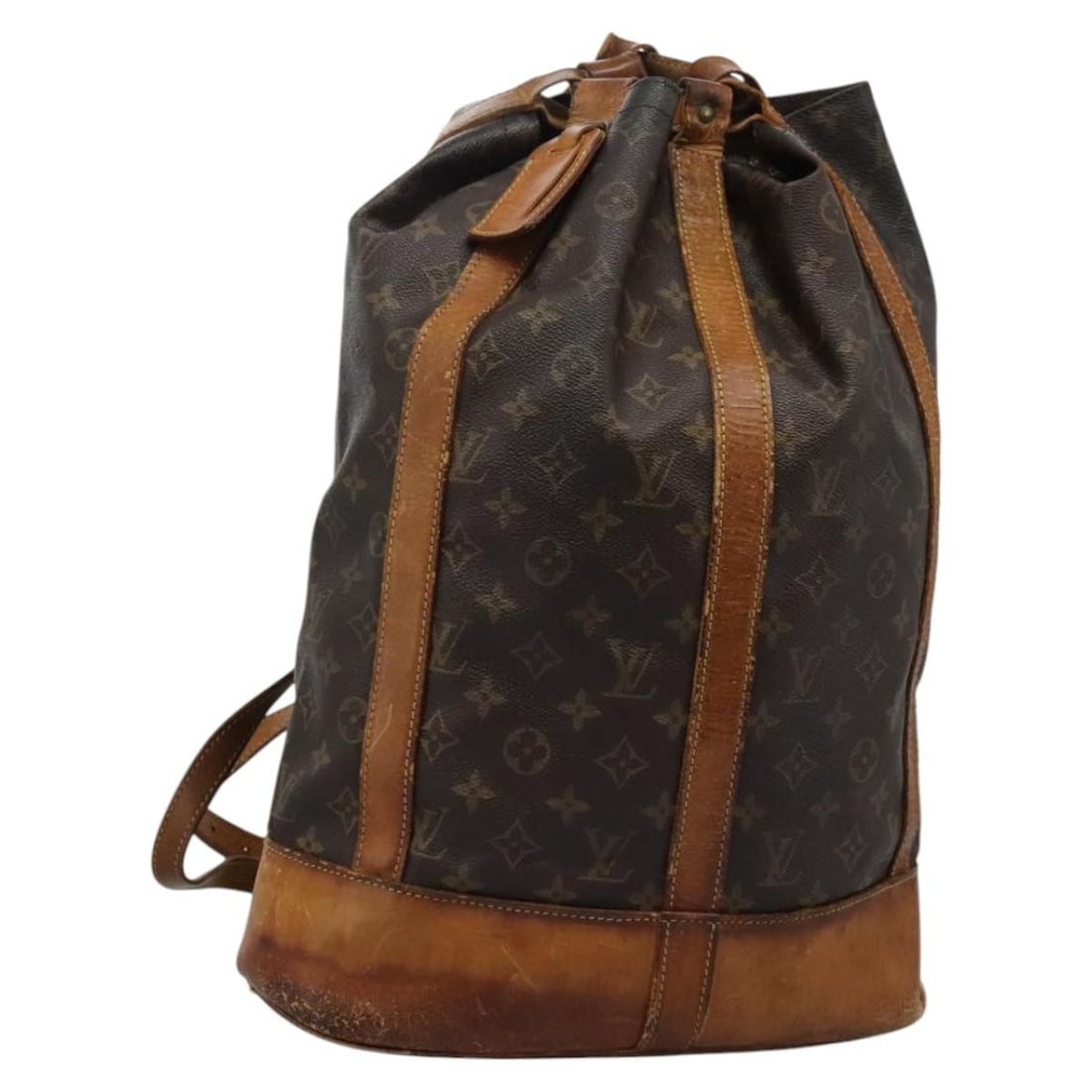 LOUIS VUITTON Monogram Randonnee GM Shoulder Bag M42244 Auth from France: LOUIS VUITTON Monogram Randonnee GM Shoulder Bag M42244 Auth from France This authentic Louis Vuitton Monogram Randonnee GM Shoulder Bag is a classic piece originating from France. Crafted from durabl