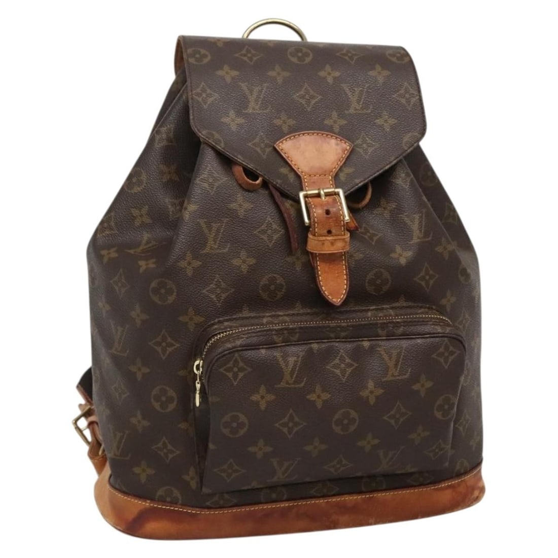 LOUIS VUITTON Monogram Montsouris GM Backpack M51135 Auth France (1 of 18)