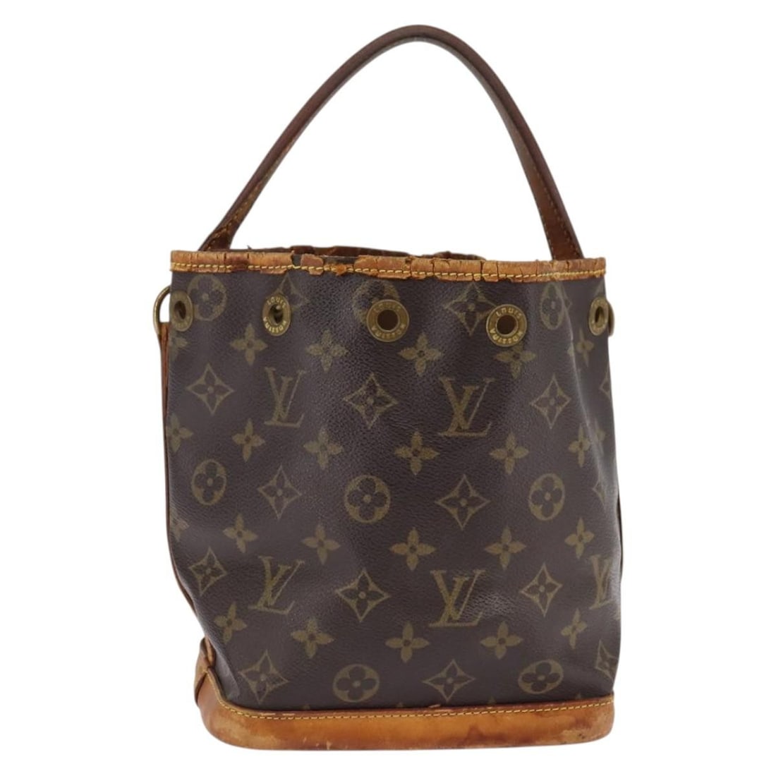 Authentic LOUIS VUITTON Monogram Mini Noe Hand Bag M42227 (1 of 18)