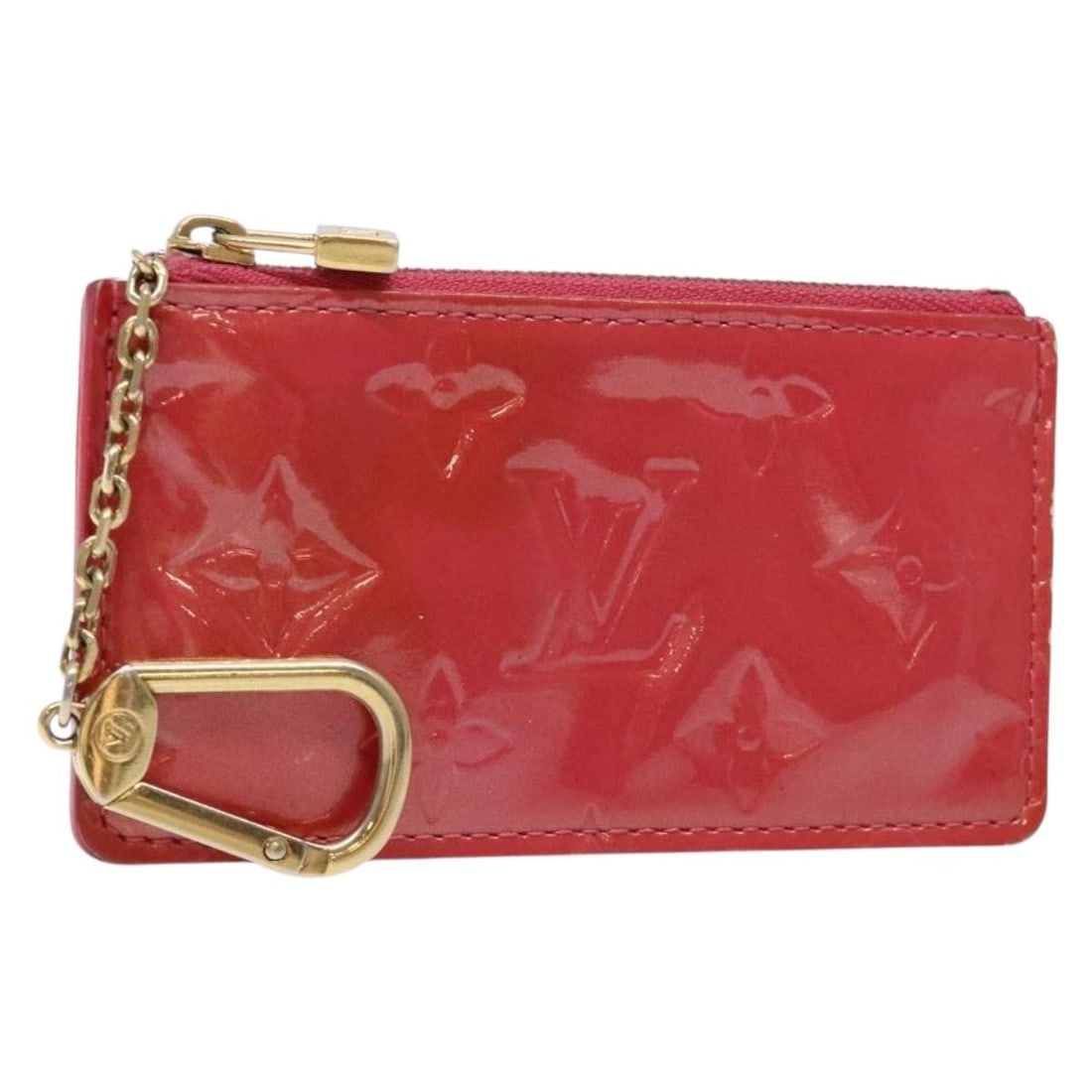 Louis Vuitton Monogram Vernis Pochette Cree Coin Purse Fran Boise M9144F Auth (1 of 18)