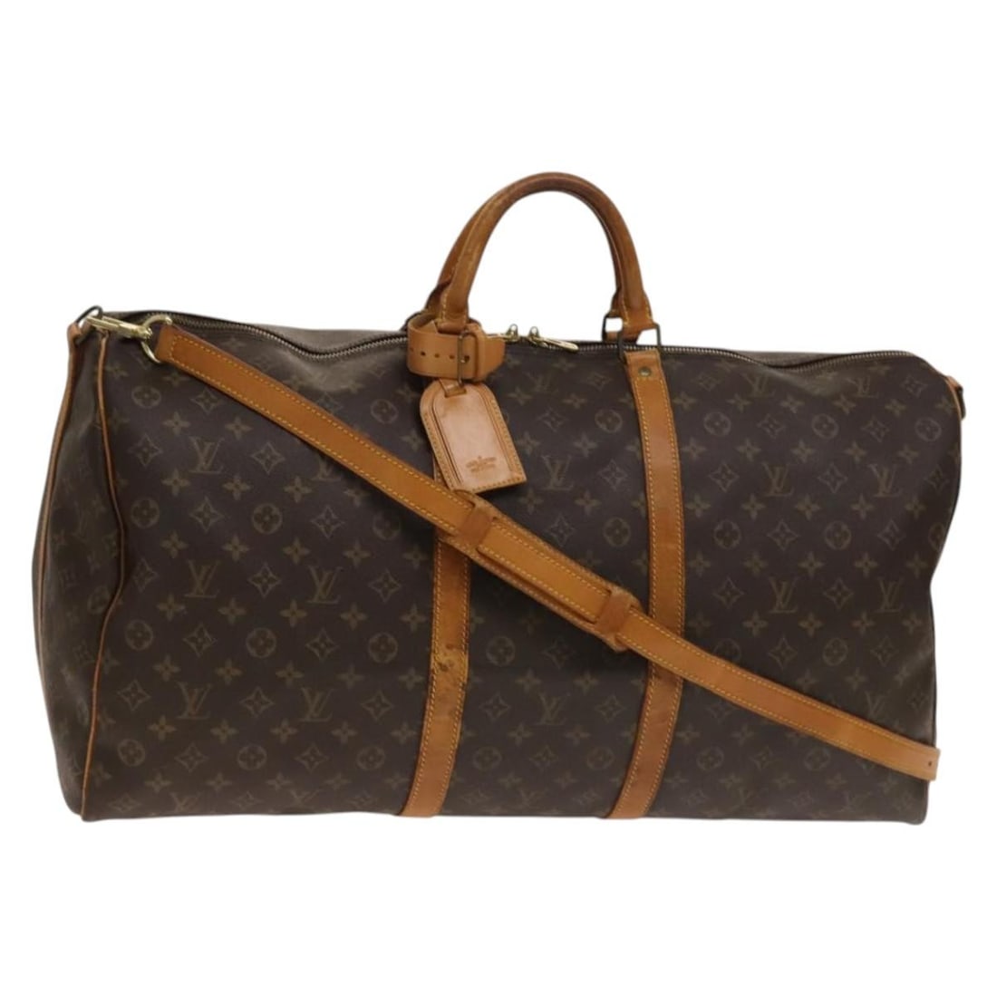LOUIS VUITTON Monogram Keepall Bandouliere 60 Boston Bag M41412 Auth: LOUIS VUITTON Monogram Keepall Bandouliere 60 Boston Bag M41412 Auth Elevate your travel style with the LOUIS VUITTON Monogram Keepall Bandouliere 60 Boston Bag. Crafted in France from durable Monogra