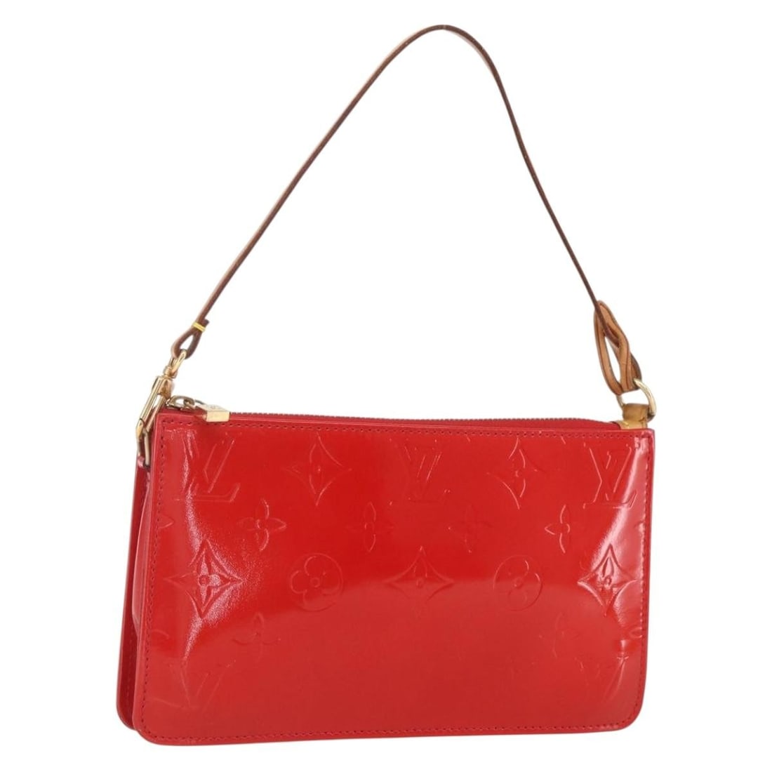 Louis Vuitton Lexington Red Patent Monogram Vernis Accessory Pouch M91132: Louis Vuitton Lexington Red Patent Monogram Vernis Accessory Pouch M91132 This is a Louis Vuitton Monogram Vernis Lexington accessory pouch in red (rouge) patent leather. Crafted in France, this pouch