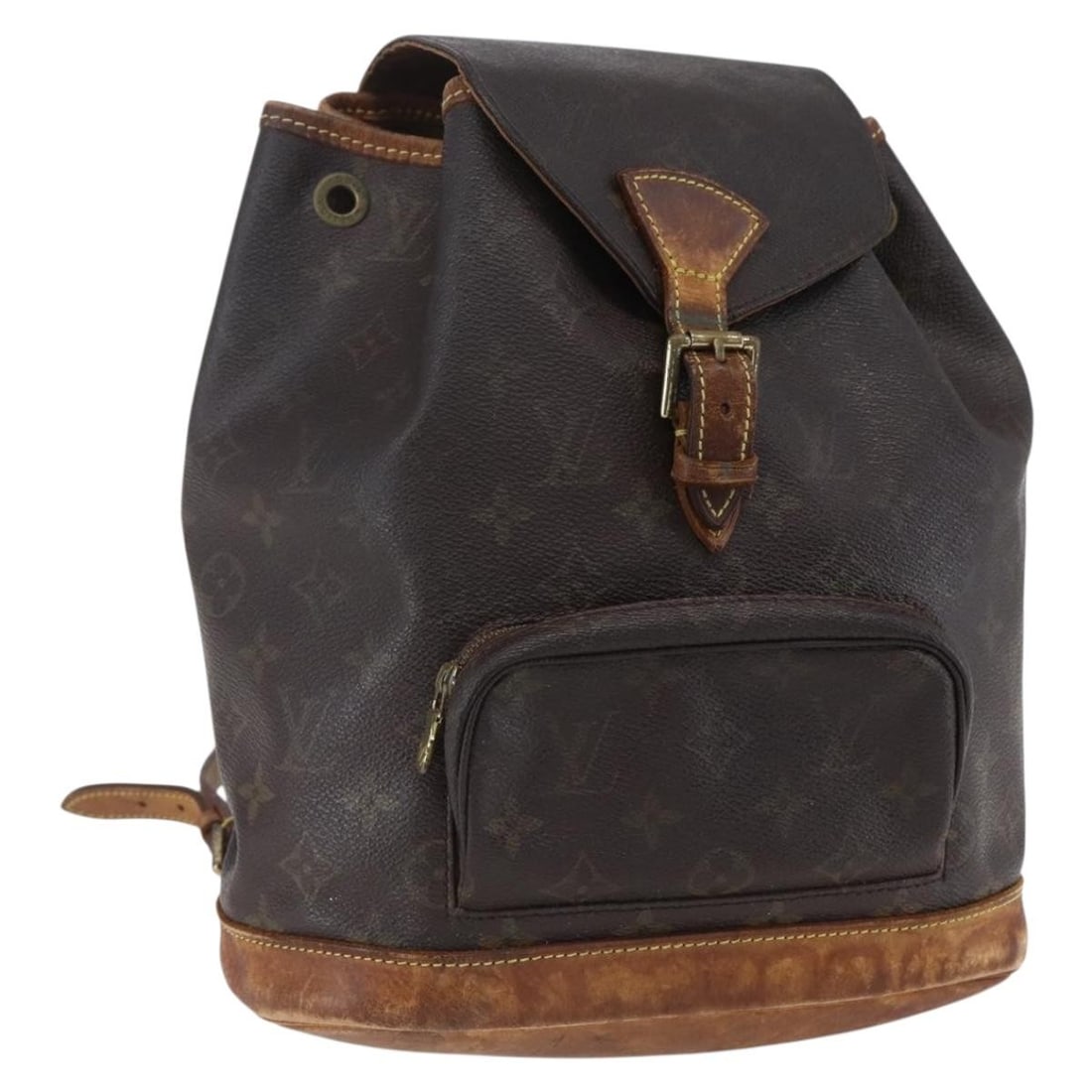 LOUIS VUITTON Monogram Montsouris MM Backpack M51136 Auth France (1 of 18)