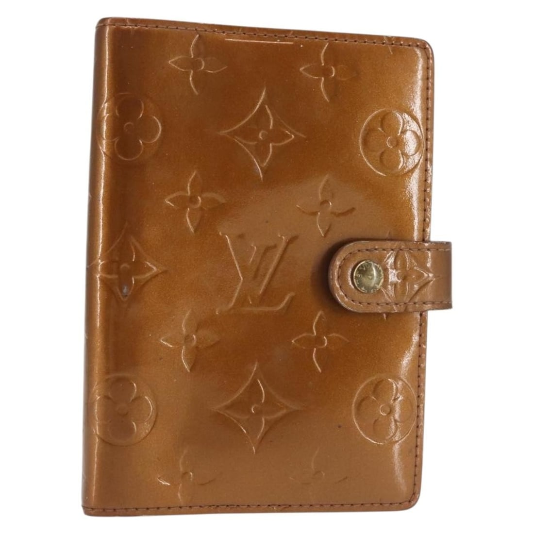 LOUIS VUITTON Vernis Agenda PM Day Planner Cover Bronze R21004 Spain (1 of 18)