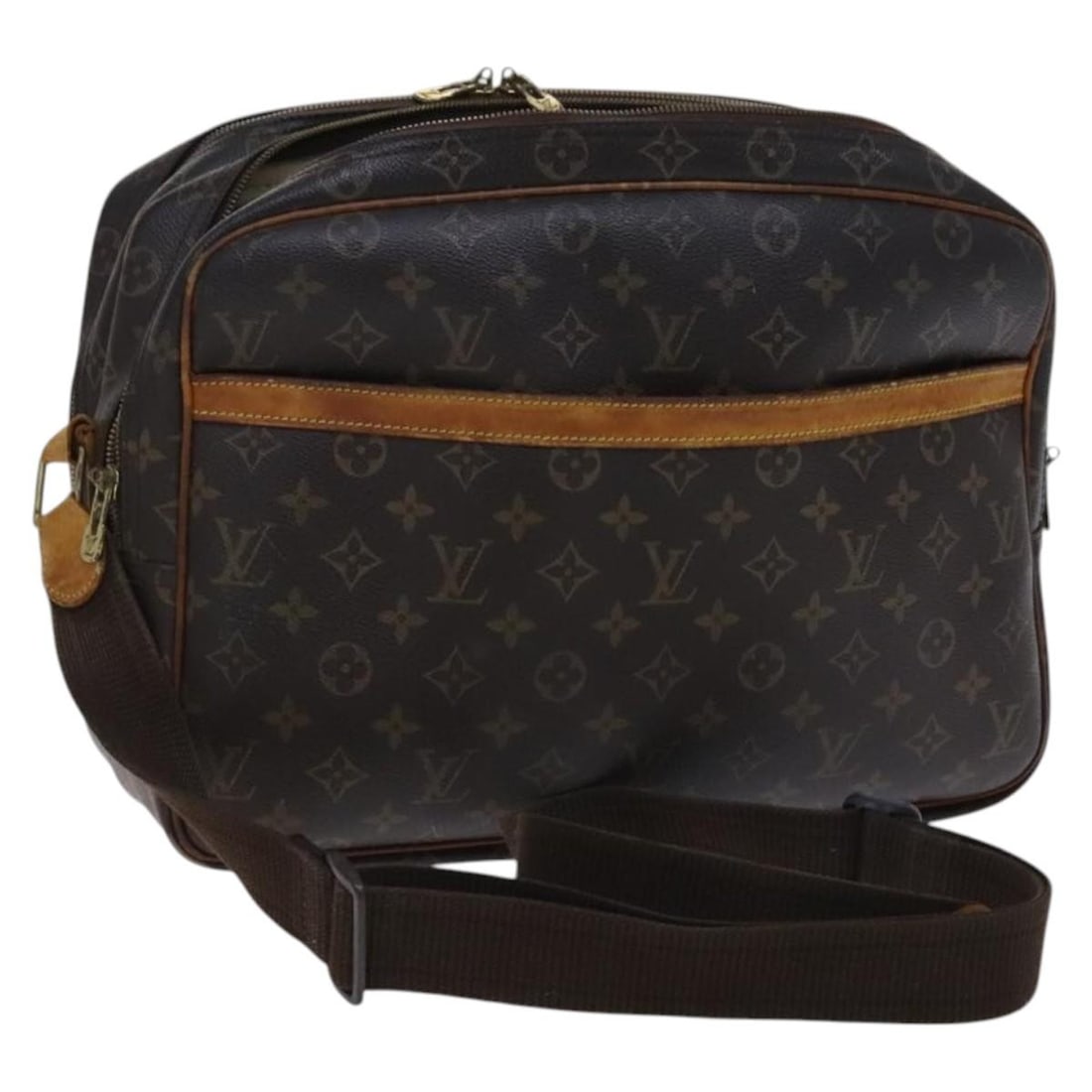 LOUIS VUITTON Monogram Reporter GM Shoulder Bag M45252 Made in France (1 of 18)
