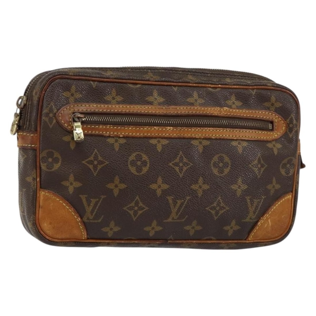 LOUIS VUITTON Monogram Marly Dragonne GM Clutch Bag M51825 Authentic France: LOUIS VUITTON Monogram Marly Dragonne GM Clutch Bag M51825 Authentic France This Louis Vuitton Monogram Marly Dragonne GM Clutch Bag is a stylish accessory that showcases the iconic Monogram Canvas. C