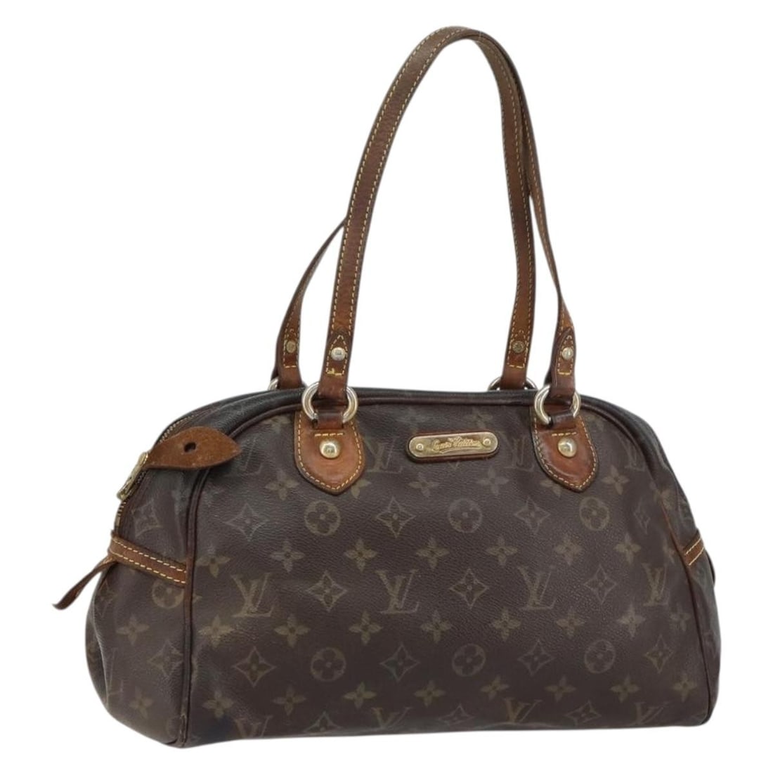 Louis Vuitton Montorgueil PM Monogram Canvas Handbag M95565 Spain: Louis Vuitton Montorgueil PM Monogram Canvas Handbag M95565 Spain This Louis Vuitton Monogram Montorgueil PM handbag features the iconic monogram canvas exterior with a classic silhouette. Crafted in
