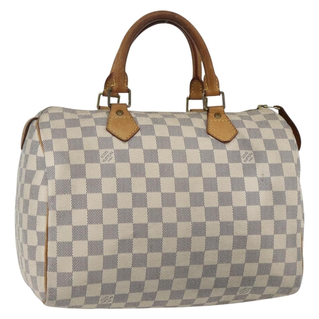 LOUIS VUITTON Damier Azur Speedy 30 Hand Bag N41533 Auth: LOUIS VUITTON Damier Azur Speedy 30 Hand Bag N41533 Auth Discover the timeless elegance of the LOUIS VUITTON Damier Azur Speedy 30 Hand Bag, a quintessential accessory for any fashion enthusiast. Craf