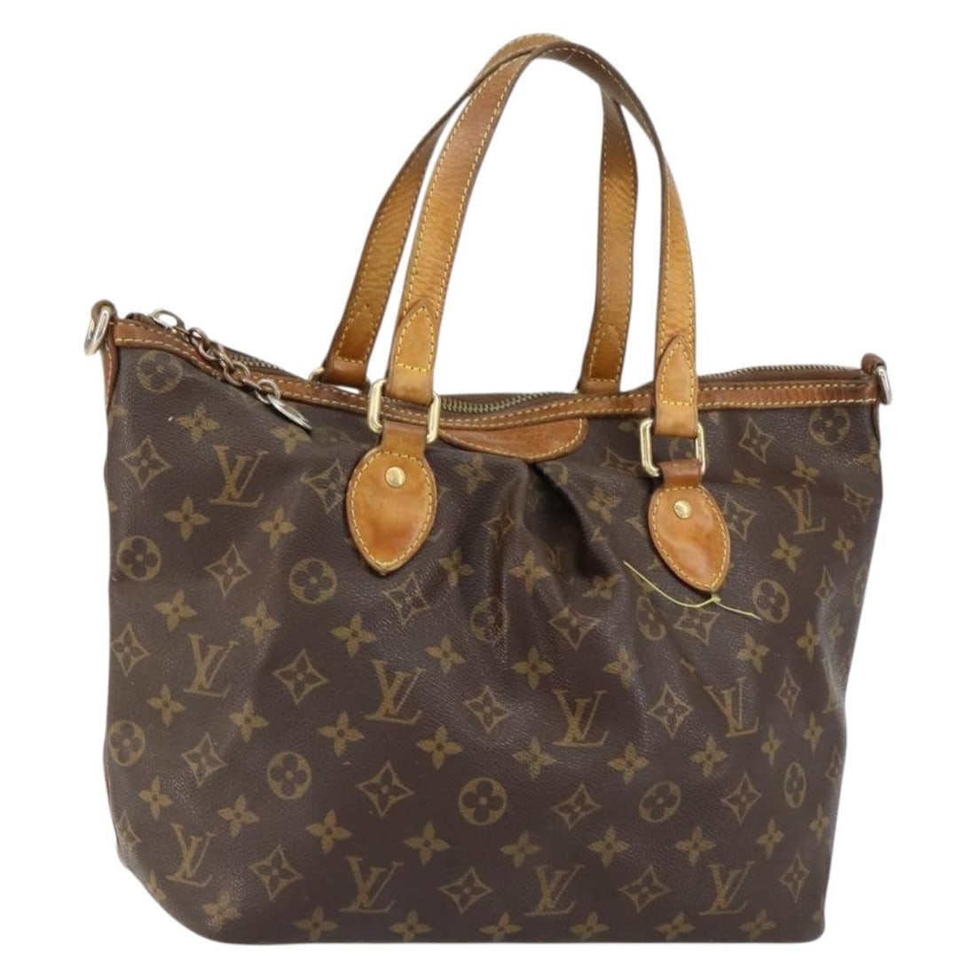 LOUIS VUITTON Monogram Palermo PM Tote Bag M40145 Authentic France (1 of 18)
