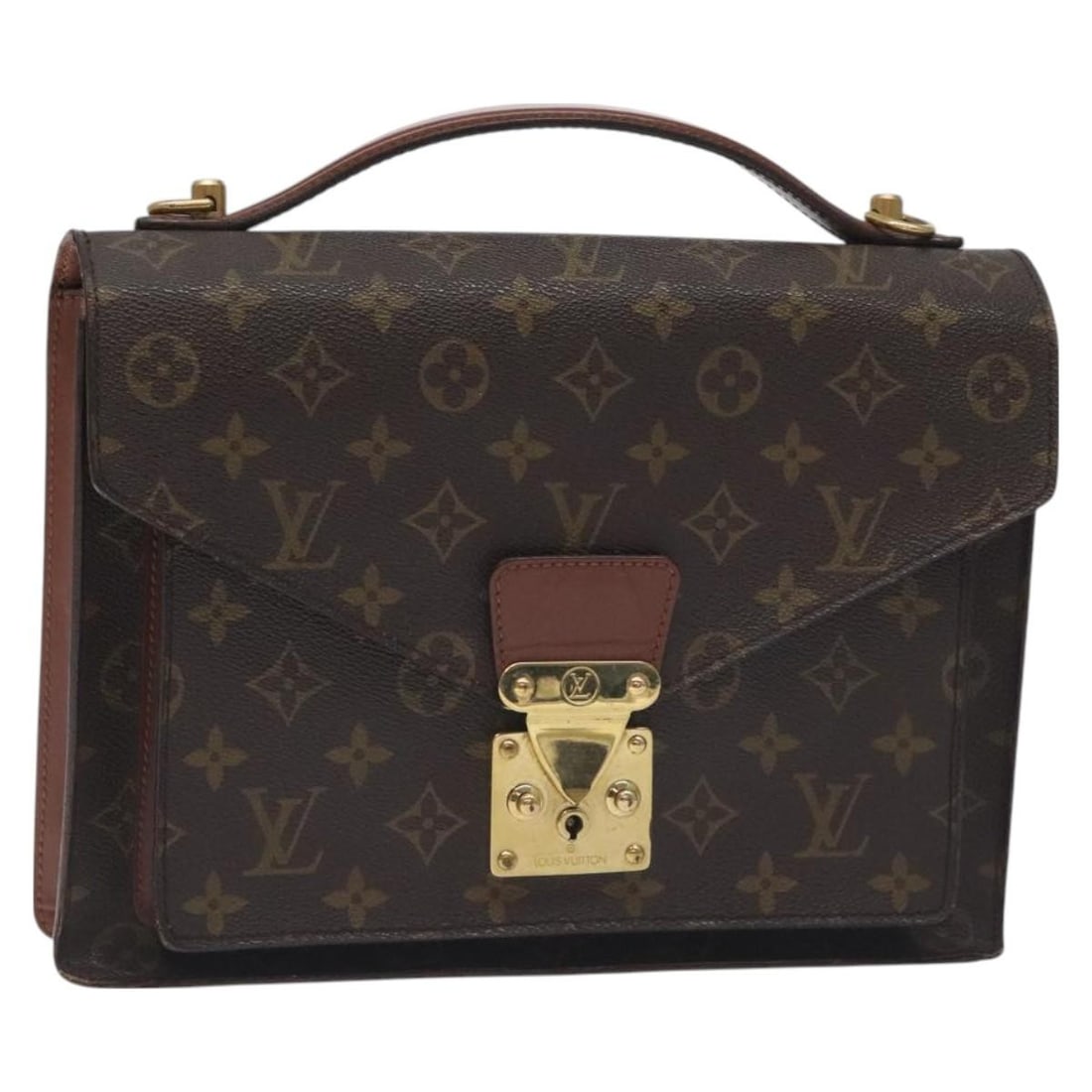 LOUIS VUITTON Monogram Monceau 28 Hand Bag M51185 Made in France (1 of 18)