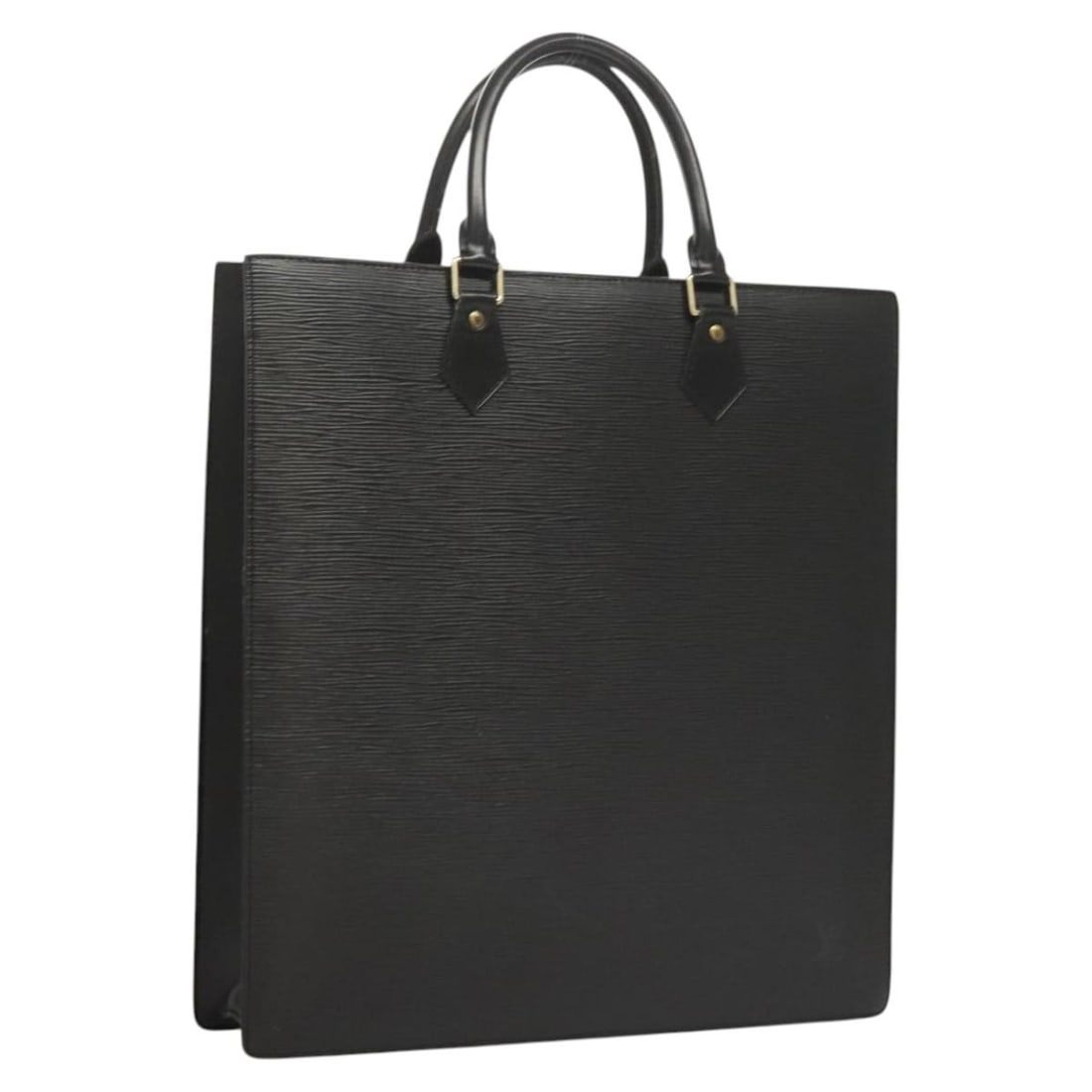 LOUIS VUITTON Epi Sac Plat Hand Bag Black M59082 Authentic France (1 of 18)