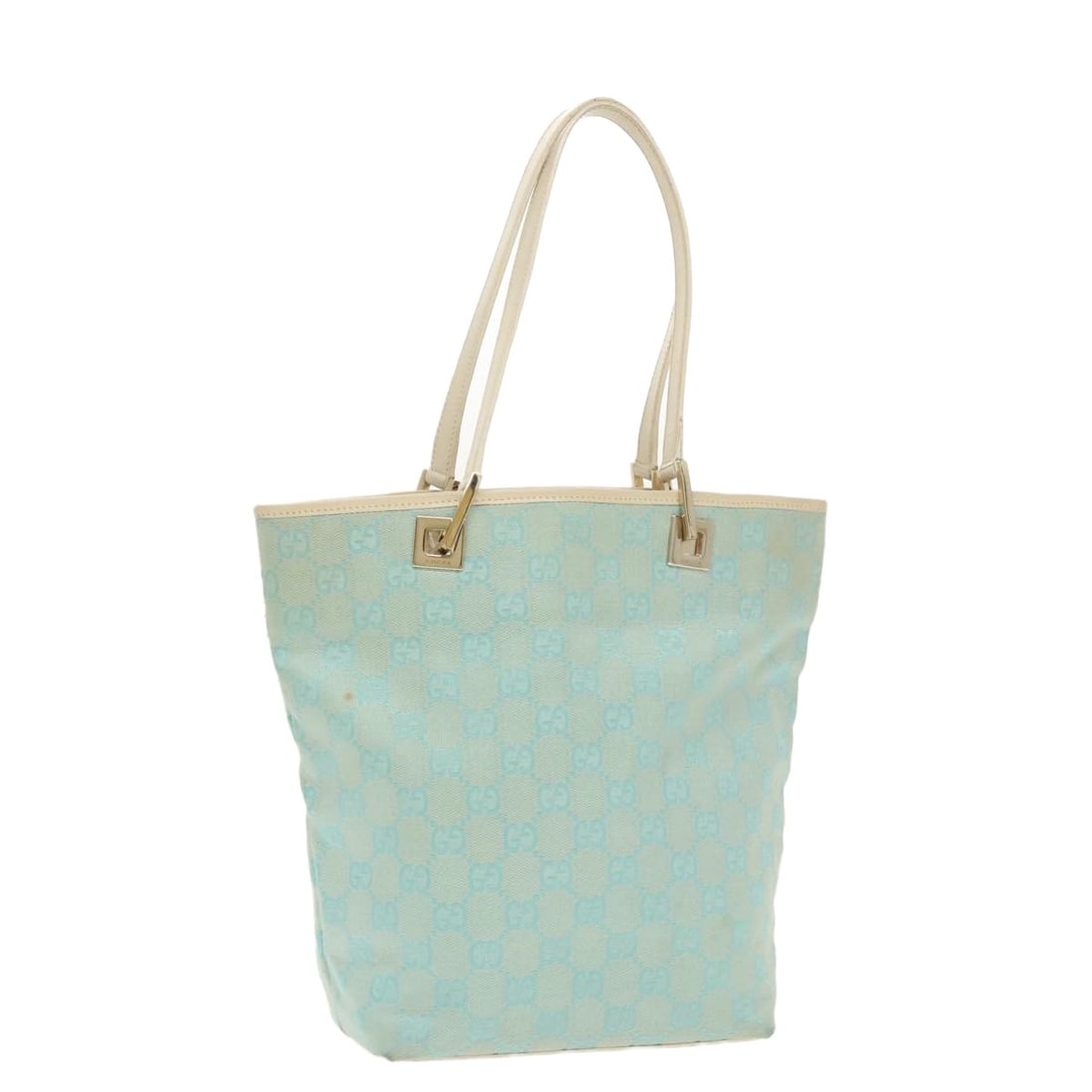 GUCCI GG Canvas Shoulder Bag Light Blue Gold 002 1099 2404 Authentic Italy: GUCCI GG Canvas Shoulder Bag Light Blue Gold 002 1099 2404 Authentic Italy This GUCCI GG Canvas Shoulder Bag showcases a stylish blend of light blue and gold tones, crafted from high-quality canvas. M