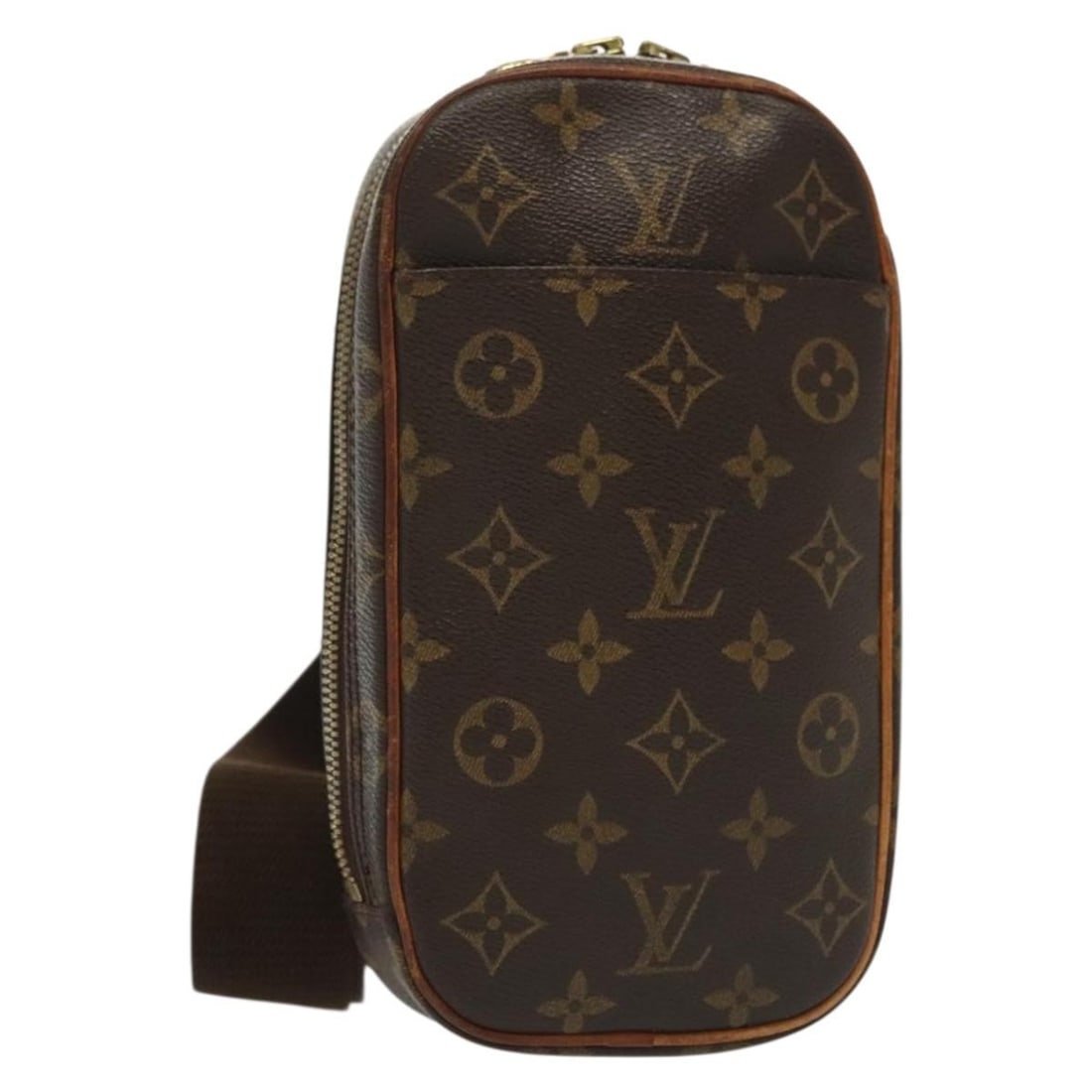 LOUIS VUITTON Monogram Pochette Gange Shoulder Bag M51870 Authentic Spain (1 of 18)