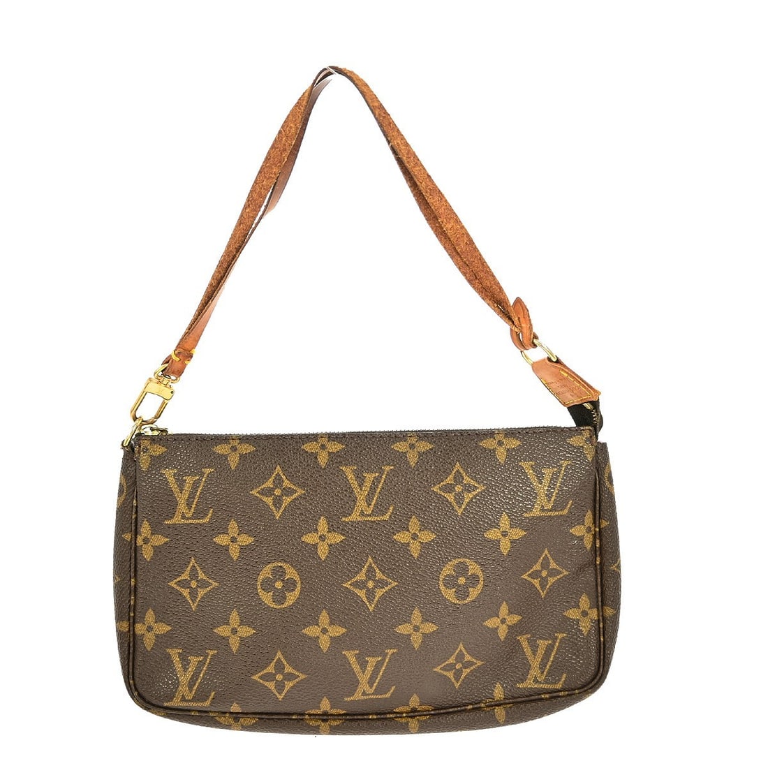 Louis Vuitton Monogram Pochette Accessoires Handbag M51980 Vintage Brown (1 of 9)