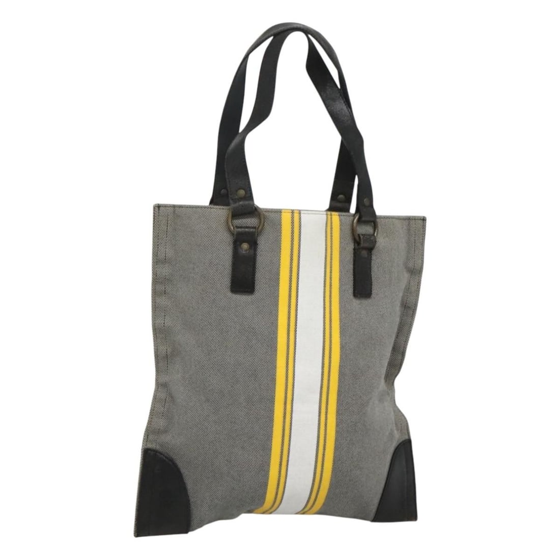 BURBERRY Blue Label Gray Canvas Tote Bag Made in Japan: BURBERRY Blue Label Gray Canvas Tote Bag Made in Japan This BURBERRY Blue Label Tote Bag is a stylish and functional accessory crafted from durable canvas. The bag features a sophisticated gray exteri
